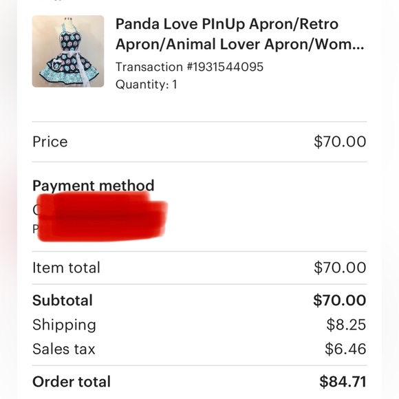 Panda Apron - Picture 8 of 8